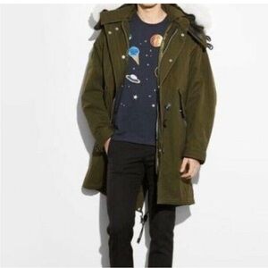 Coach coat jacket men’s military icon parka NWT MSRP 1400.00 Size 48 unisex